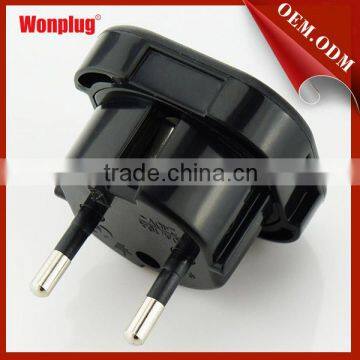 Wonplug best selling 250v 6a UK to EU travel adapter with CR&ROHS