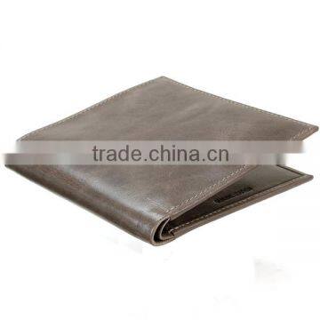 Promotional Soft Genuine Leather Men Rfid Wallet Slim cc Holders photo-2