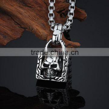 Artificial skull charms necklace necklaces jewelry 2015 wholesale jewellery