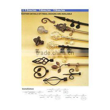 Wrought Iron Curtain Rods