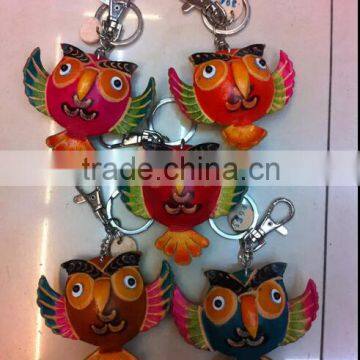 Handmade animal leather keychain for promotional gifts