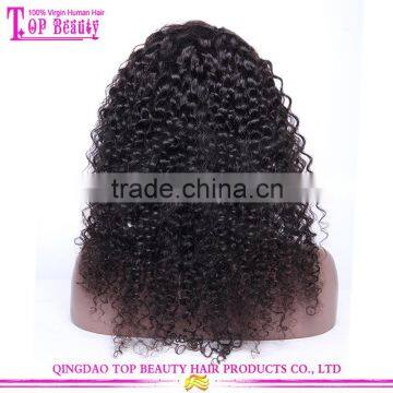 22 Inches Malaysian Deep Curly Hair Long Side Part Thin Skin Silk Base Full Lace Wig photo-5