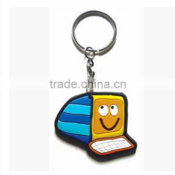 Professional 2d soft pvc key tags