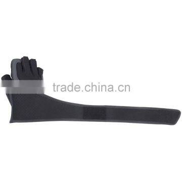 Wrist Wrap Weight Lifting Gym Gloves(Black) photo-4