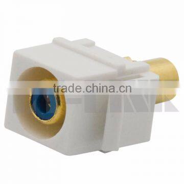 Keystone RCA Connector With Blue Inner Color photo-3