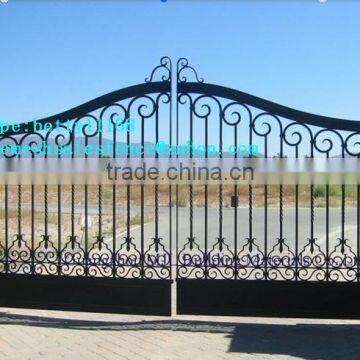 High Quality Cheap wrought iron fence gate for driveway