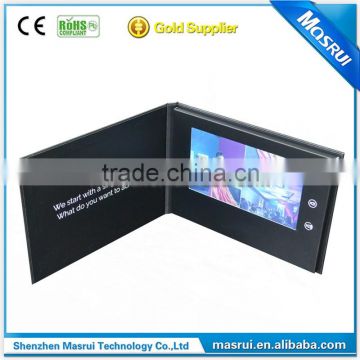 Amazing LCD card brochure TV in card video in folder