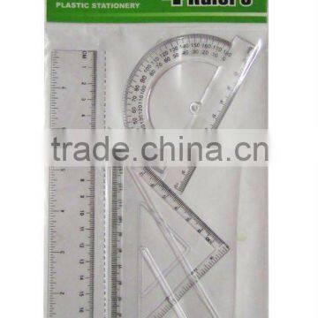 plastic ruler set