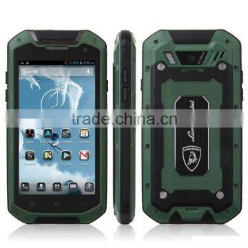 V12 RUGGED Smartphone IP68 MTK6589T 4.5 Inch HD IPS Screen Android 4.2 - Green