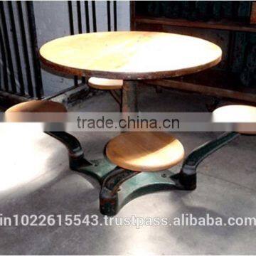 industrial dining table , antique-cafeteria dining table ,