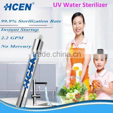 Home appliance 2.2GPM uv water sterilizer for uv water treatment