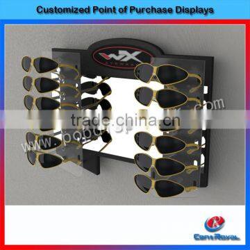 Wholesale customized wall mounted acrylic glasses holder