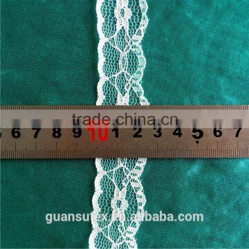 New Design Fashion Black Raschel Flower Lace Trim For Underwear photo-3