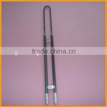 high temperature 1800C industrial oven U shape electric MoSi2 molybdenum disilicide heater rod