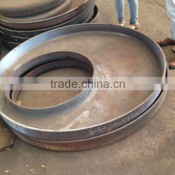 Flat Punching Dish Head With Manual Hole for Gas Steam Boiler photo-3