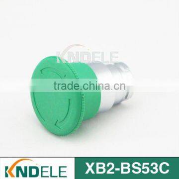 40mm mushroom emergency stop waterproof push button cap green XB2-BS53C