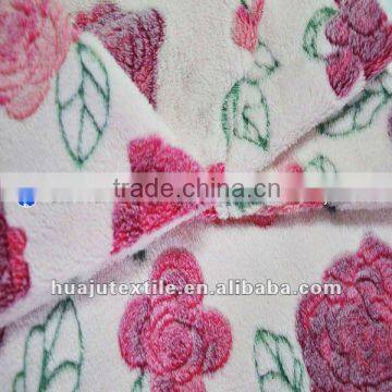 Coral Velvet Fabric