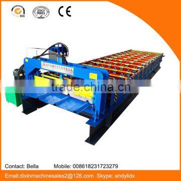 Dixin Full automatic steel cold 840 type sheet metal roof making machine for wall tile/roof panel/ construction sale