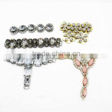 Fashion Sandals Crystal Chain High Heels Shoes Decoration For Shoes