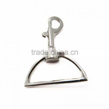 Zinc Alloy Big D Ring Snap Hook For Bag
