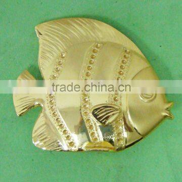 gold handicraft model fish