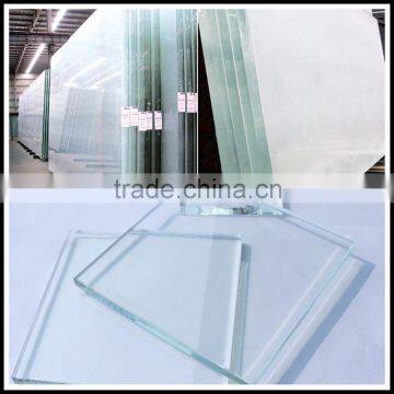 high quality tempered low iron glass price