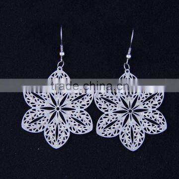 Flower Drop Earrings for Ladies