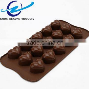 Food Grade Heart Shape Silicone Chocolate Mould