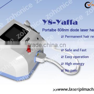 Y8 2016 best sales Professional cheap price 808nm diode laser, diode hair removal permanent