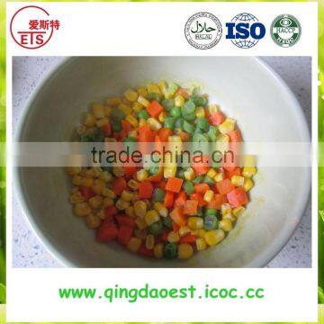 For exported Chinese high quality with competitive price's frozen mixed vegetables