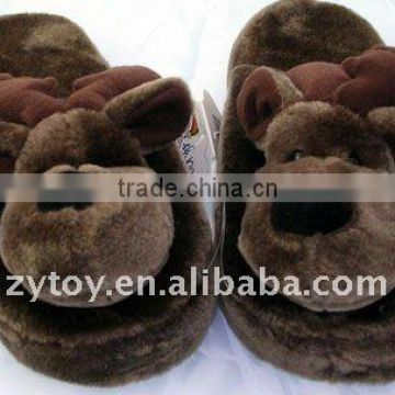 Brown indoor slipper