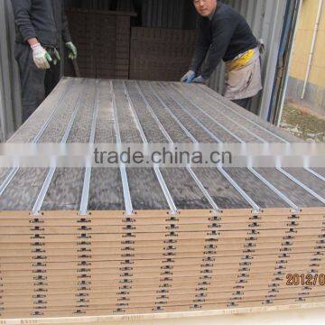 Sloted White Melamine Board/Wall Panel With Cheap Price photo-2