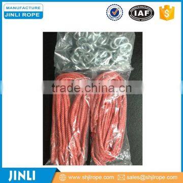 high quality red nylon braided rope