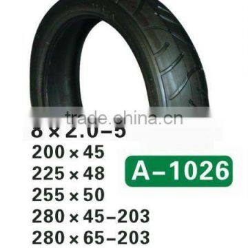 small pneumatic tyre 8x2.0-5