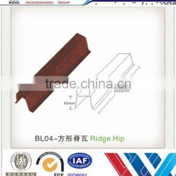 Low Cost China Roof Tile Edging Roof Tin Caps Roof Steel Ridge Tile photo-3