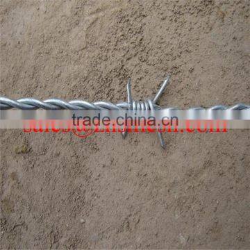 2.0mm diameter galvanized barbed wire with good quality