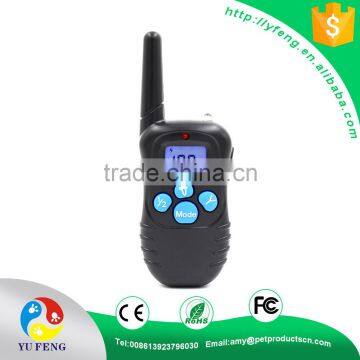 Dog Training Collar Waterproof Rechargeable Blue LCD Electronic Shock Remote Dog Training Collar Electric Pet Collars photo-2