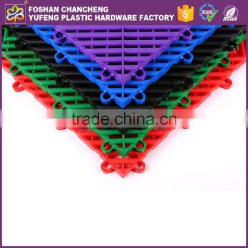 DIY interlocking Anti-slip and fluid drainage plastic car floor mat