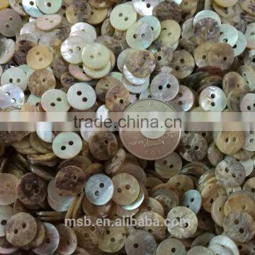Cheap natural japan akoya shell buttons for shirt cuff