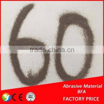 Wooden door polishing material brown / balck fused alumina for door polishing