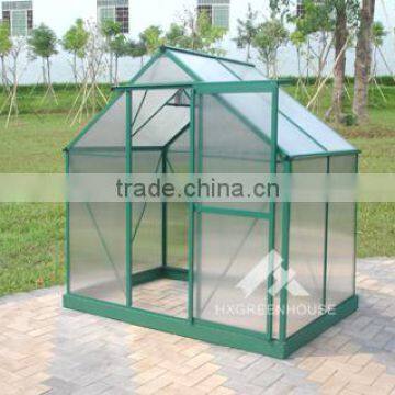 small size single sliding door modular greenhouse