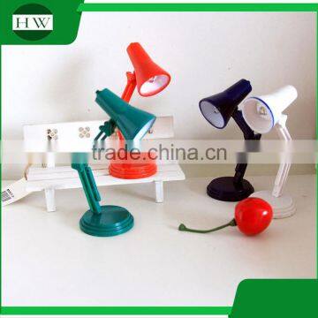 mini plastic foldable collapsible folding telescopic led reading desk table night lamp light
