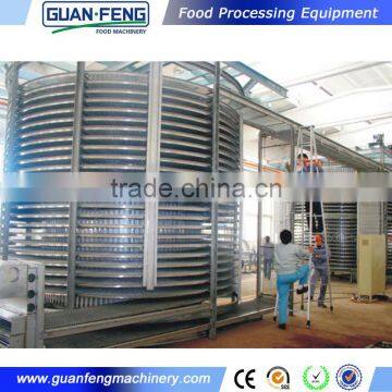 2017 High Quality Spiral Freezer Fish Freezing Equipment