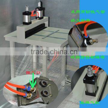 Pneumatic Double Cylinder Album Photo Creaser Indentation Machine