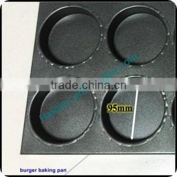 High Quality Non-stick Teflon Hamburger Aluminum Bakery Trays 15 Grooves Loaf Bread Baking Tray photo-4