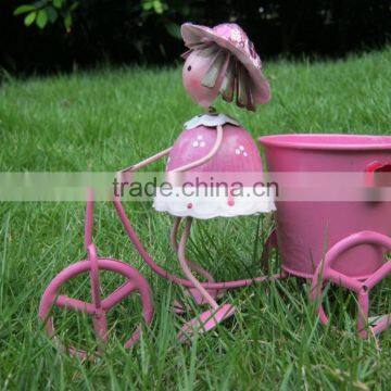 Metal Garden Planter Metal Tricycle Garden Planter Garden Decoration photo-2
