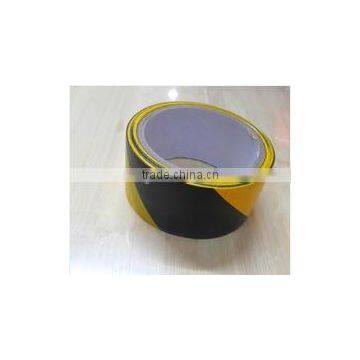 PVC adhesive warning tape Waterproof yellow and black