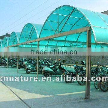 Bike stop polycarbonate hollow sheet