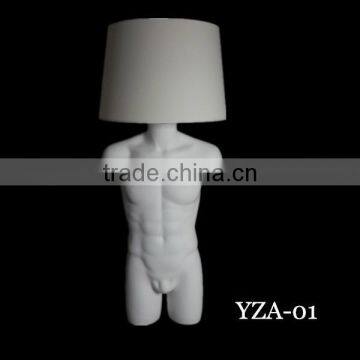 Fiberglass male Mannequin lampshade model hot selling Season