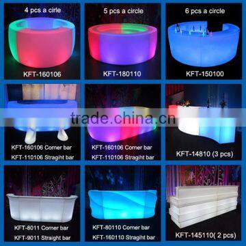 Led Bar Counter/led Reception Desk/front Desk/led Restaurant Furniture photo-3